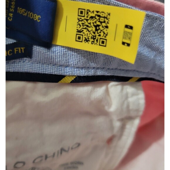 Polo Ralph Lauren Shorts Mens Size 42x9" Chino Golf Light Pink Stretch Pony - Picture 5 of 12